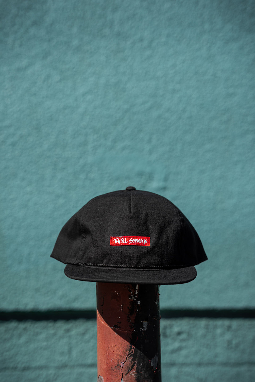 Red Label Roper Cap - Black