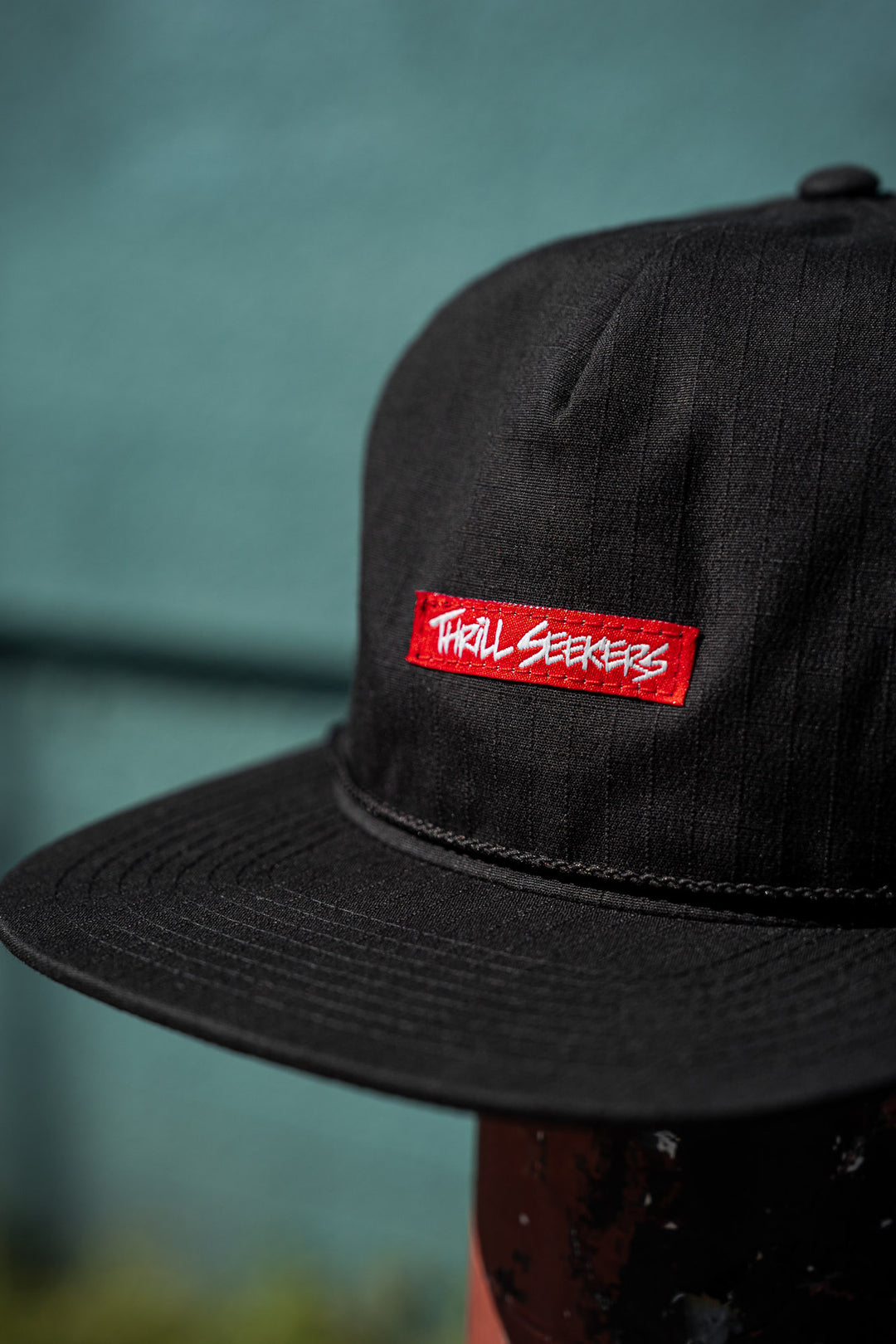 Red Label Roper Cap - Black