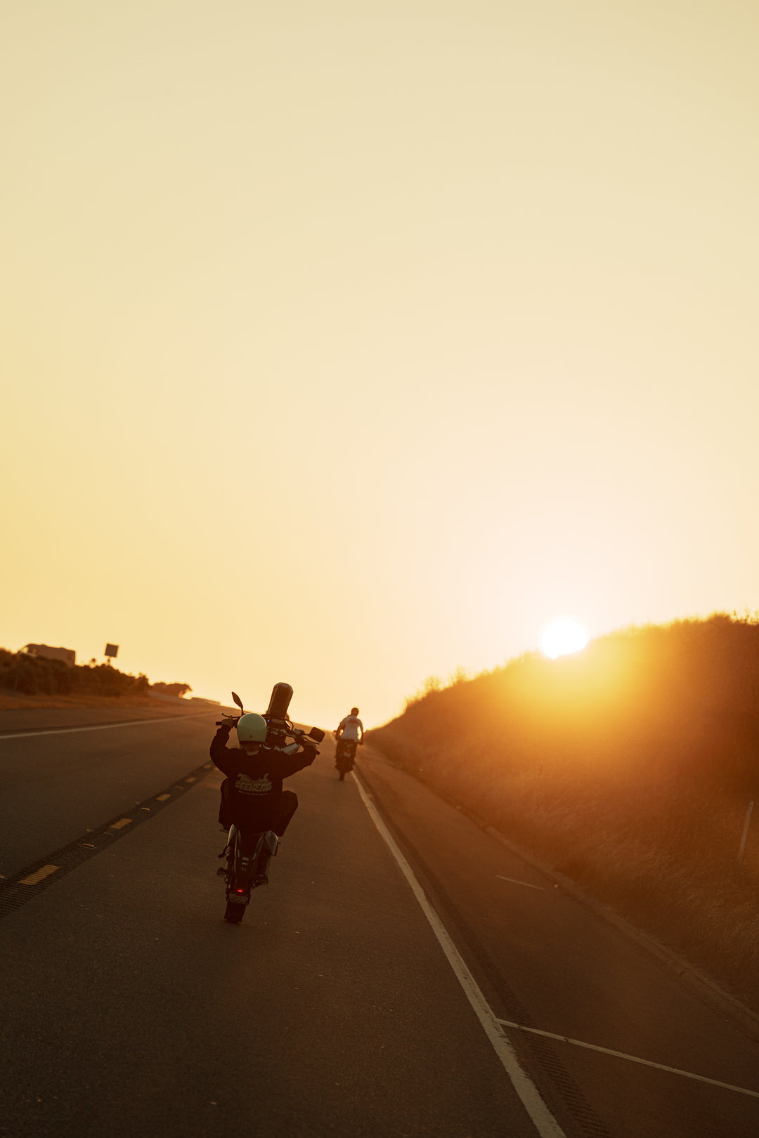 Fall Photo Print - Sunset Wheelie