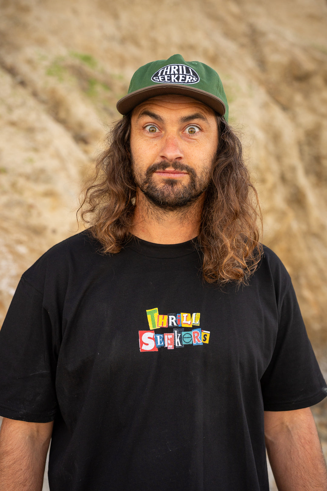 Oval Relaxed Snapback - Green/Brown