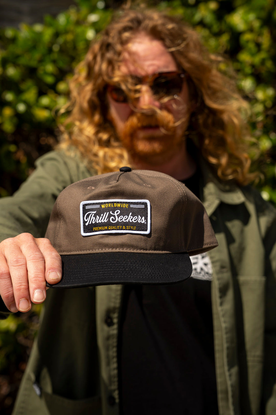 Worldwide Relaxed Snapback - Walnut/Black