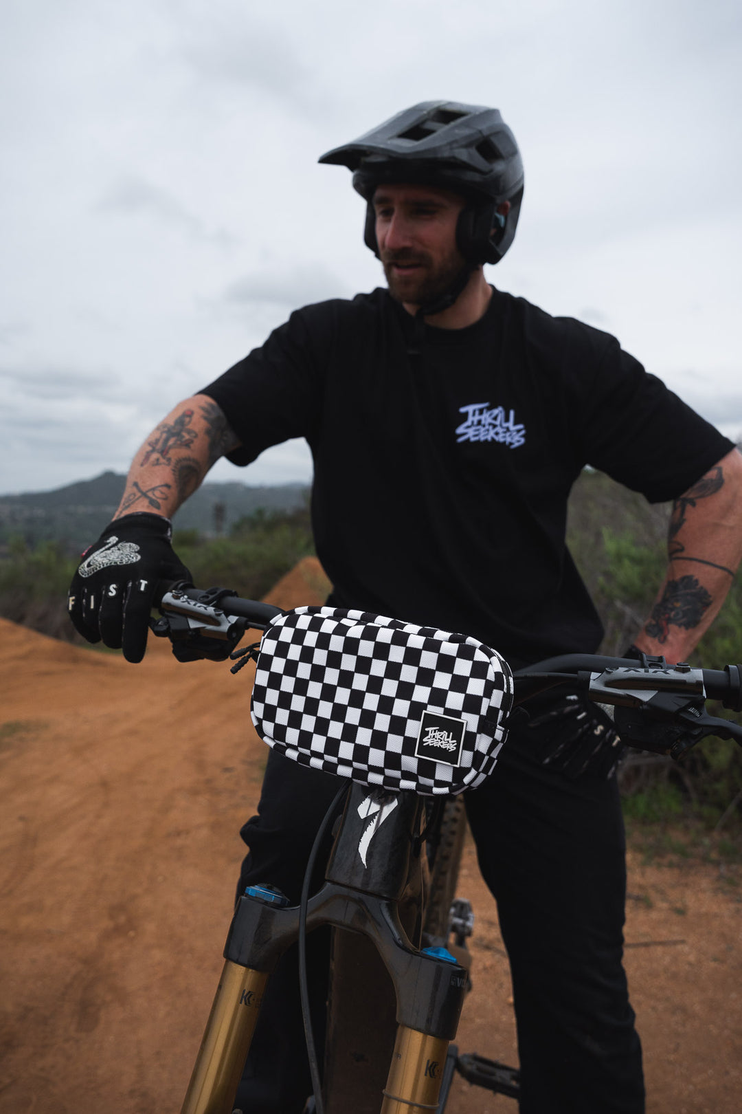 Checkered Bar Bag
