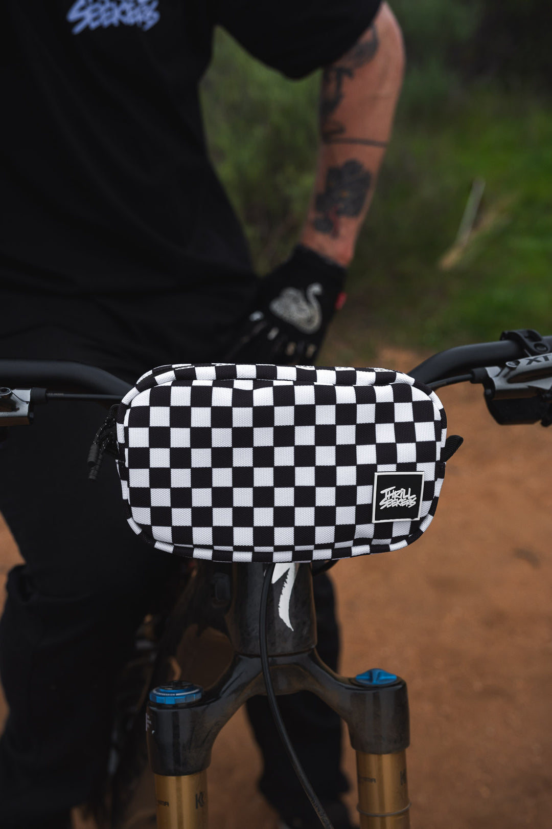 Checkered Bar Bag