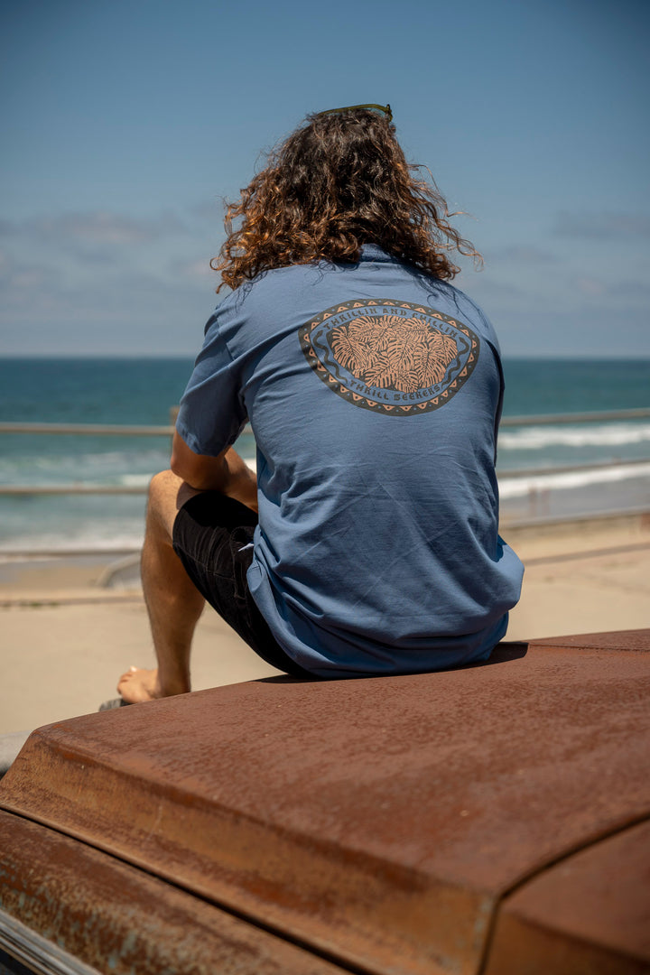 Chillin' Tee - Dusty Blue
