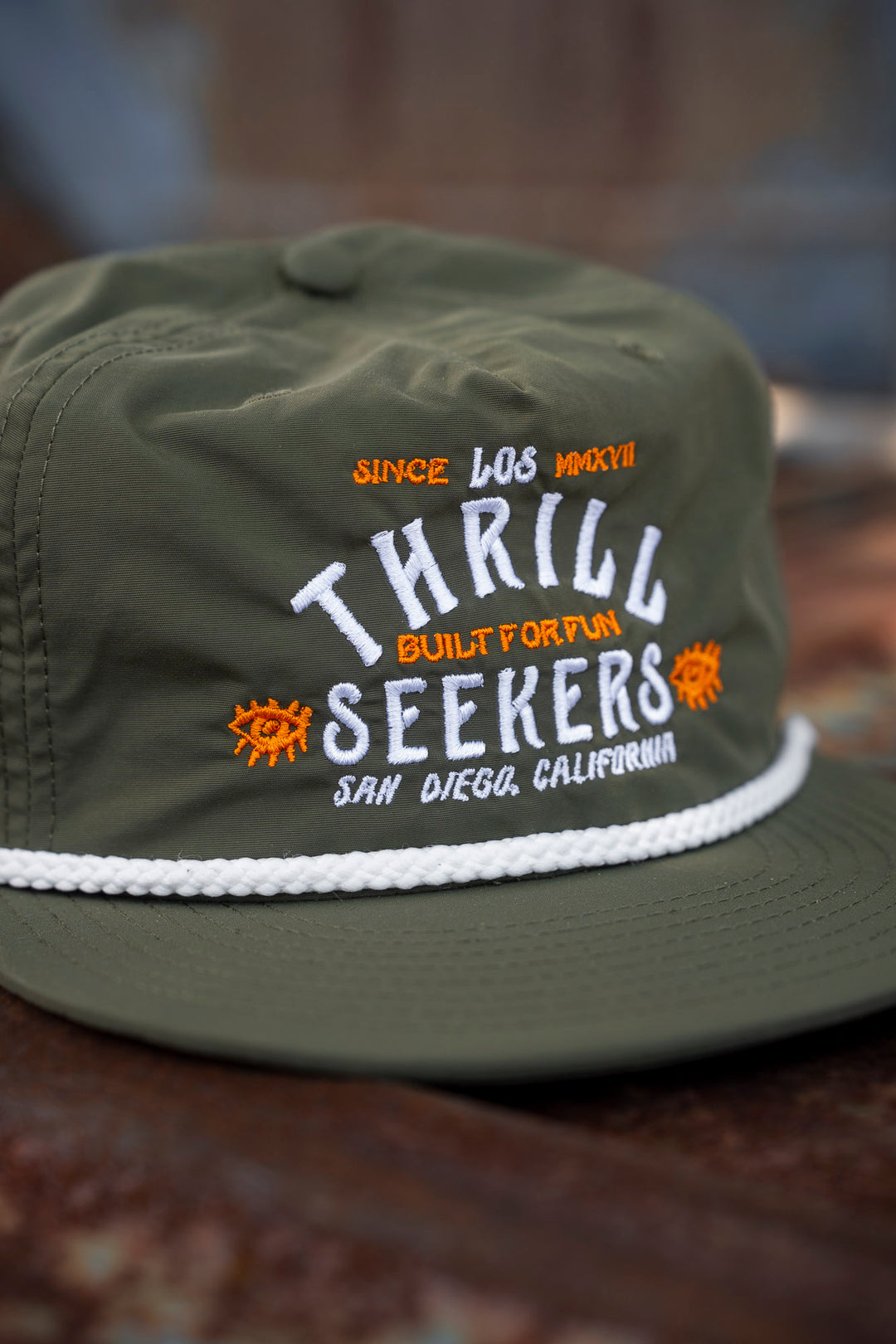 Los Thrill Seekers Traveler Cap - Olive