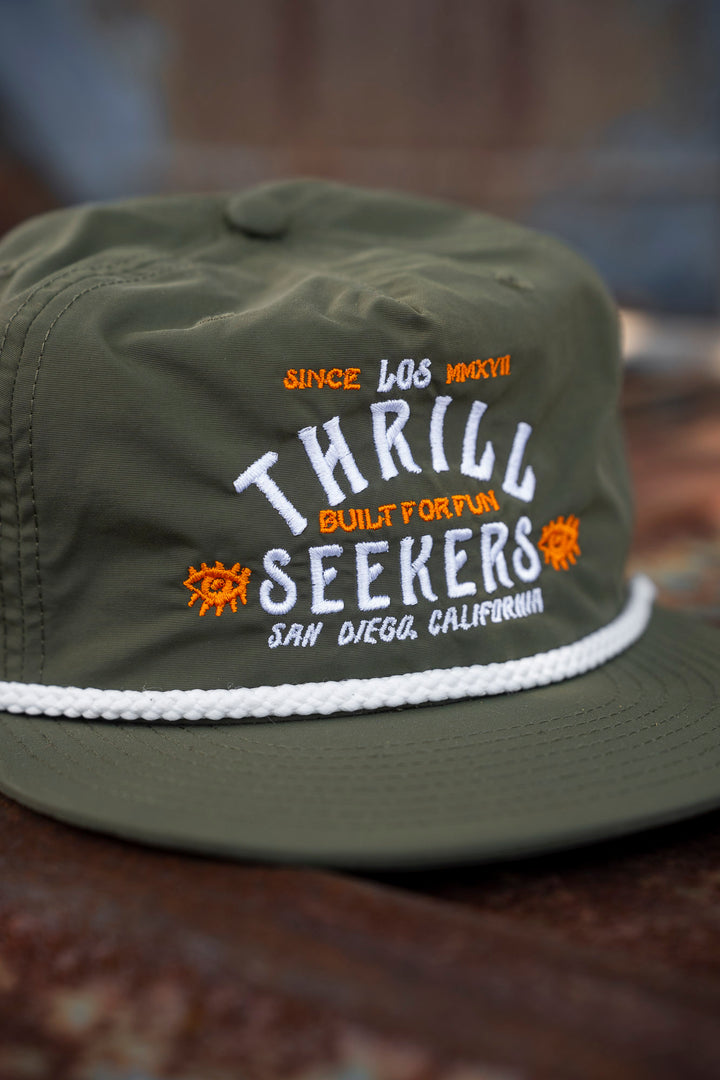 Los Thrill Seekers Traveler Cap - Olive