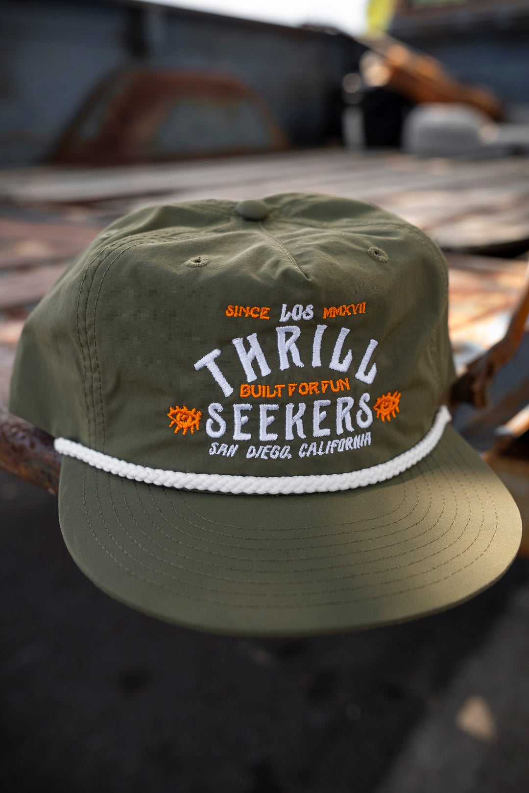 Los Thrill Seekers Traveler Cap - Olive