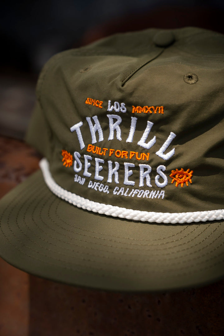 Los Thrill Seekers Traveler Cap - Olive