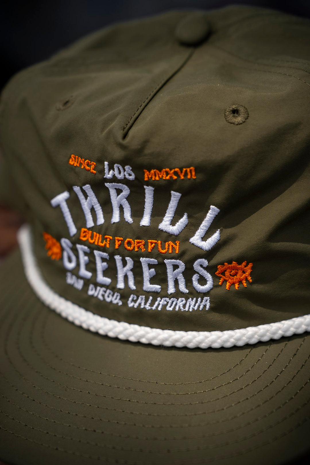 Los Thrill Seekers Traveler Cap - Olive
