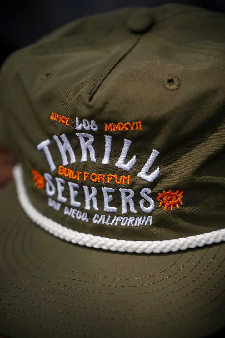 Los Thrill Seekers Traveler Cap - Olive