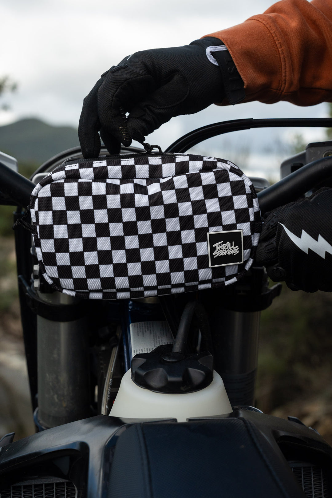 Checkered Bar Bag