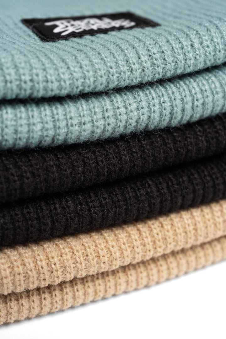 Knitted Beanie - Slate