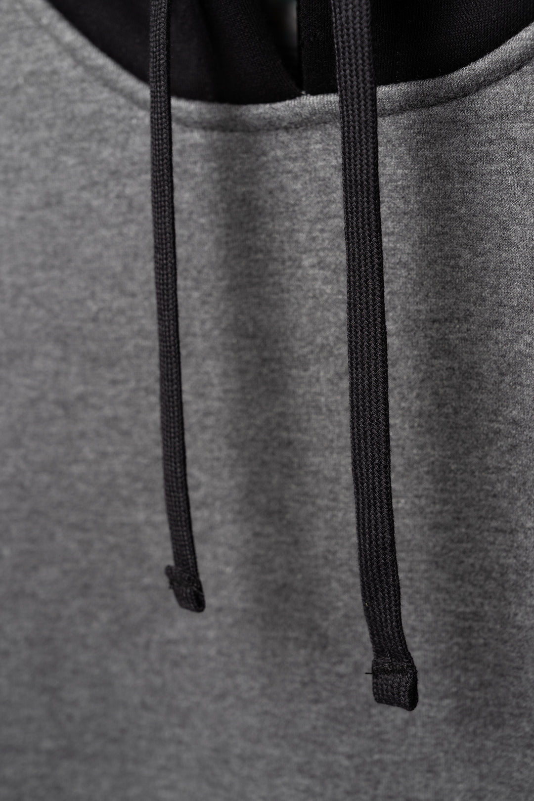 Label Hoodie - Charcoal/Black