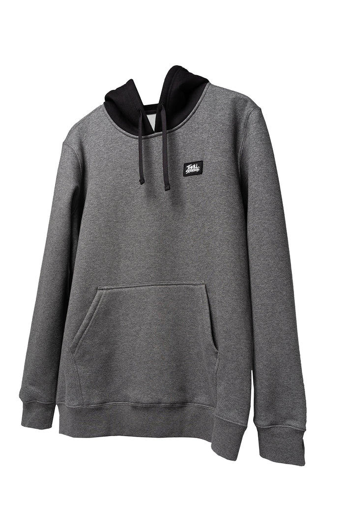 Label Hoodie - Charcoal/Black