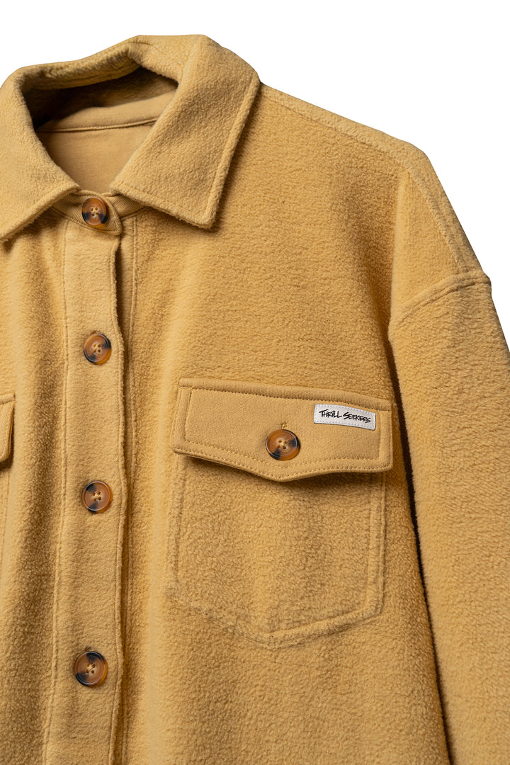Babes Button Jacket - Golden Yellow