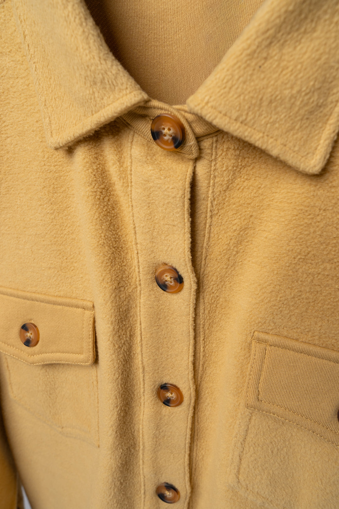 Babes Button Jacket - Golden Yellow