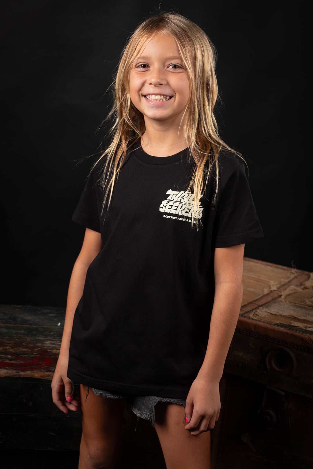 Kids Speedy Tee - Black