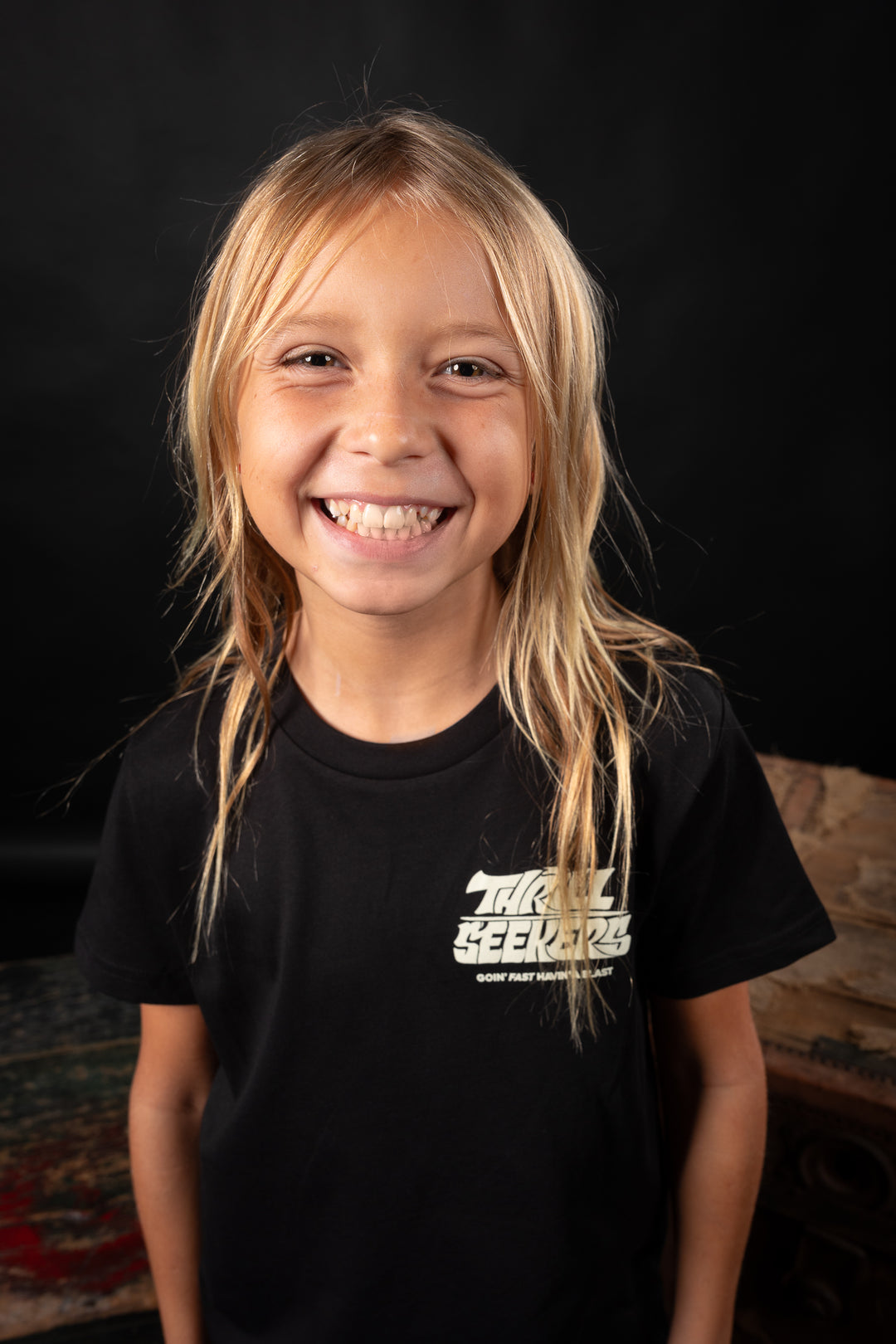 Kids Speedy Tee - Black