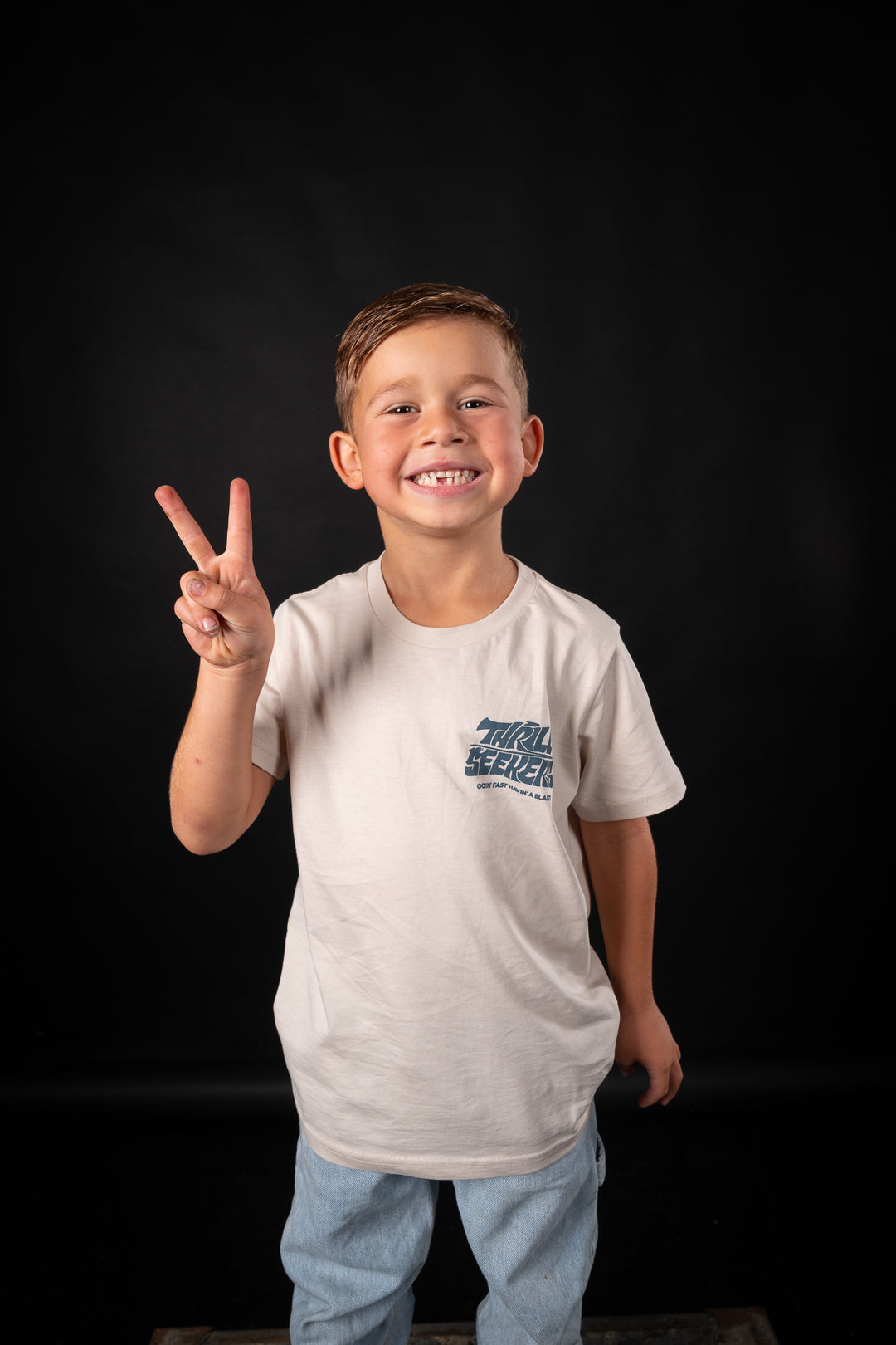 Kids Speedy Tee - Bone