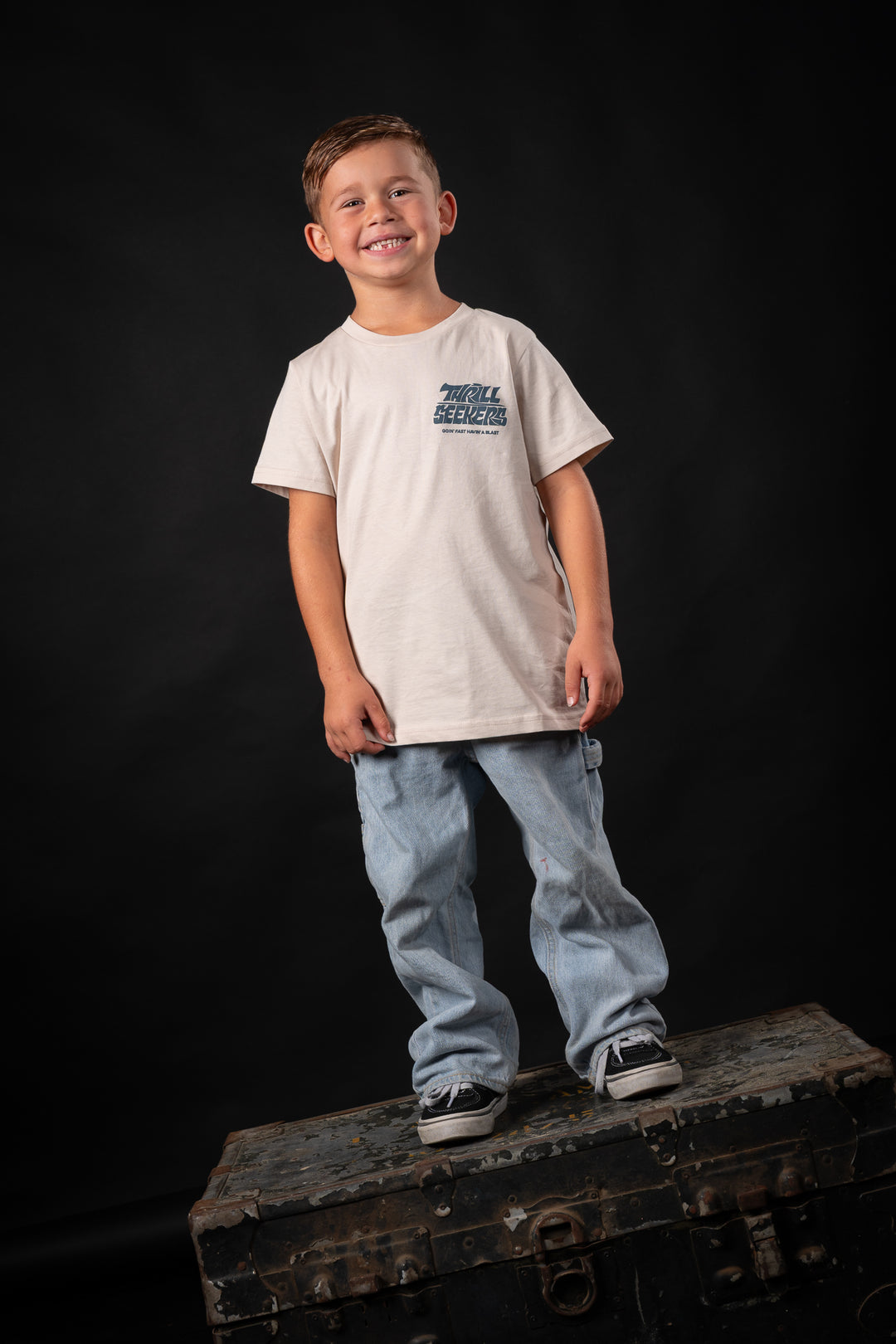 Kids Speedy Tee - Bone