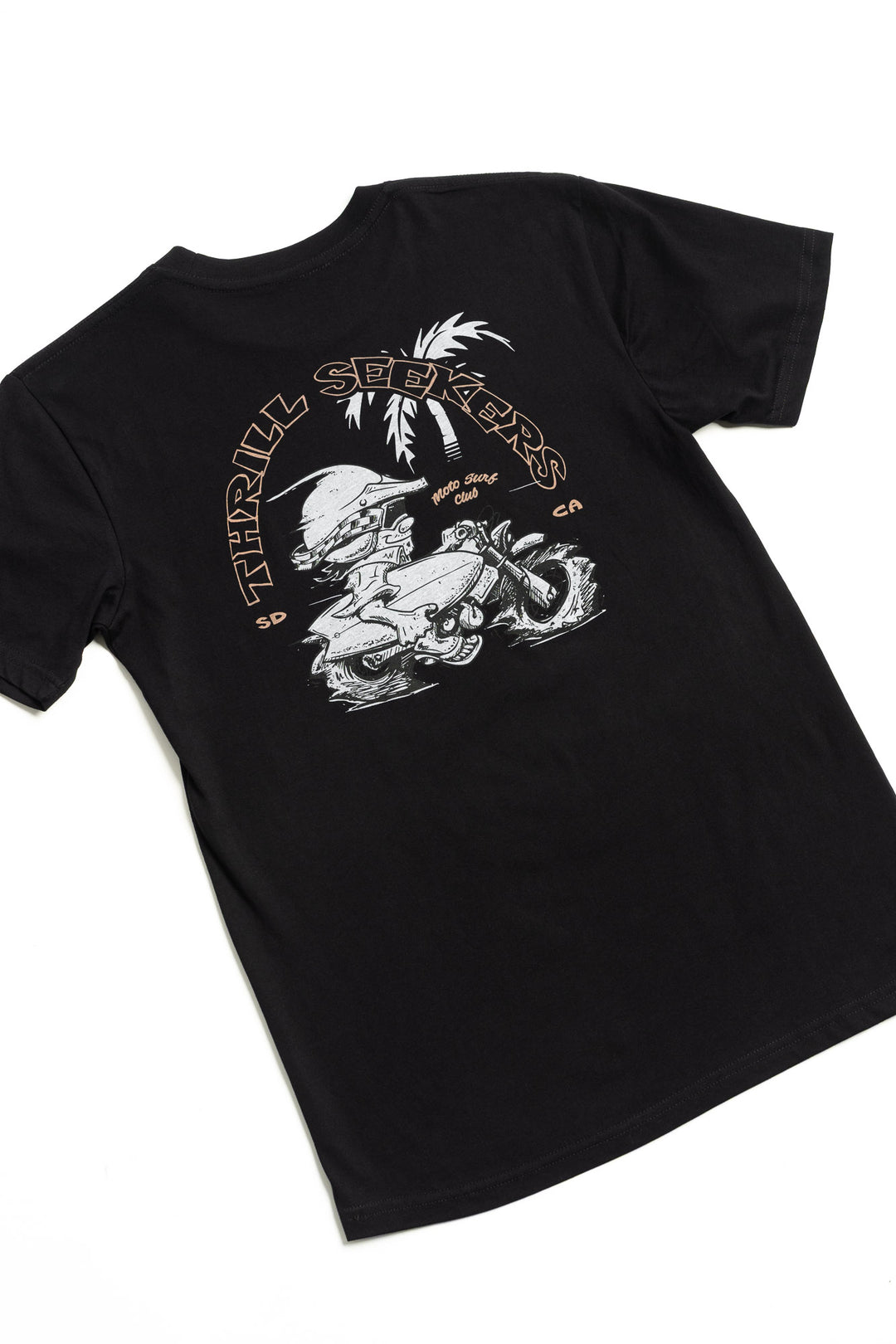 Kids Surf Moto Tee - Black