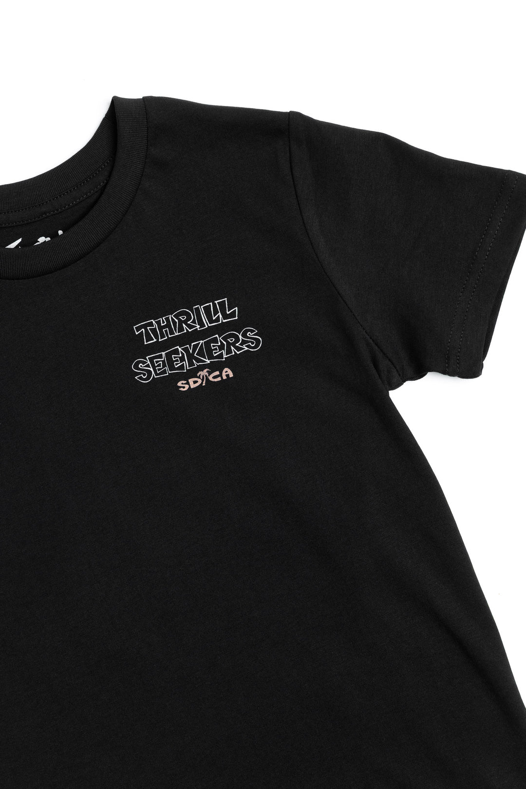 Kids Surf Moto Tee - Black
