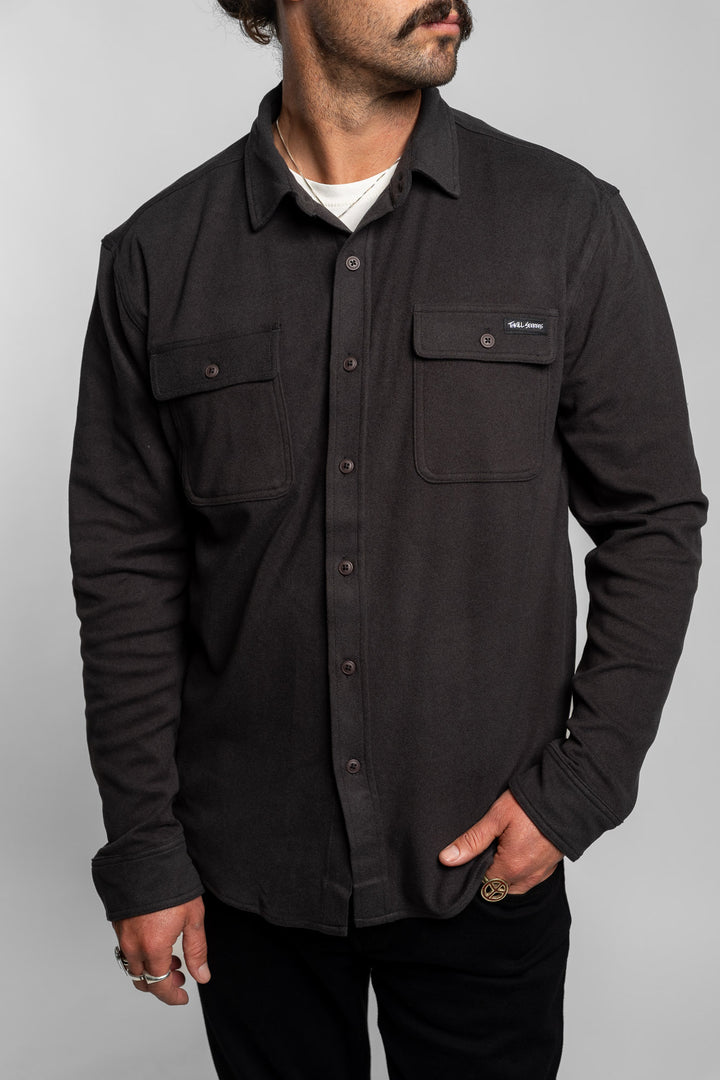 Charcoal Button Up