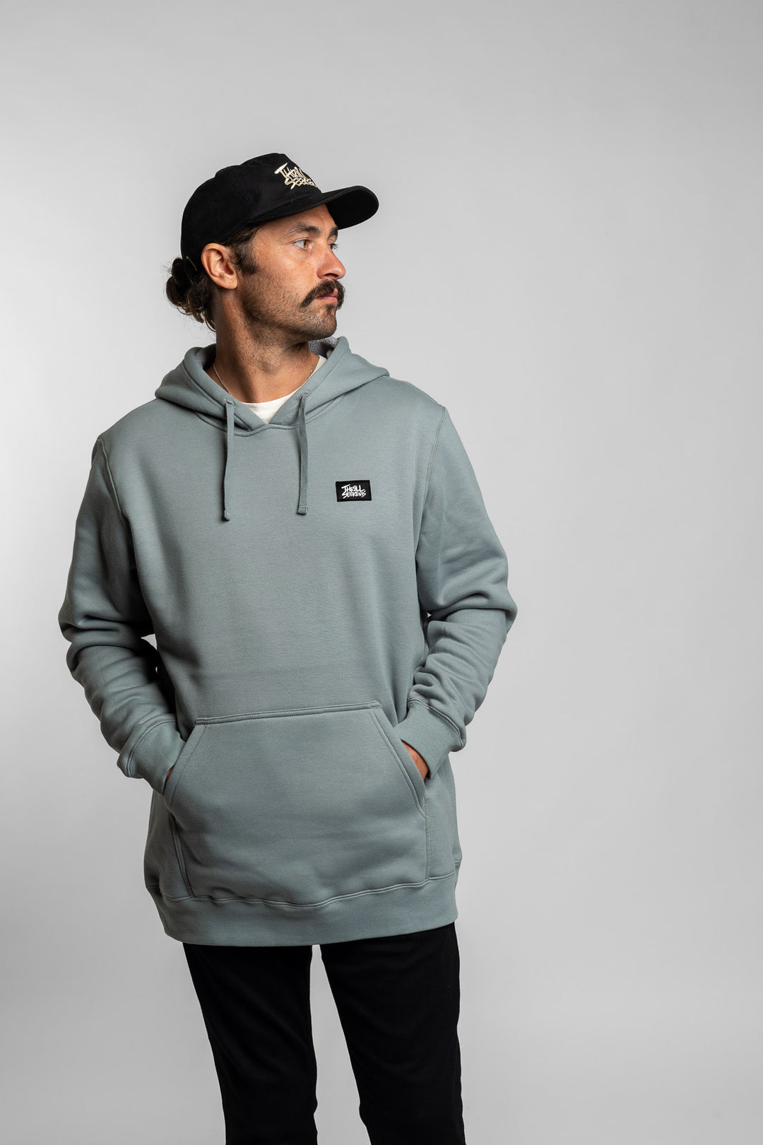 Label Hoodie - Marine