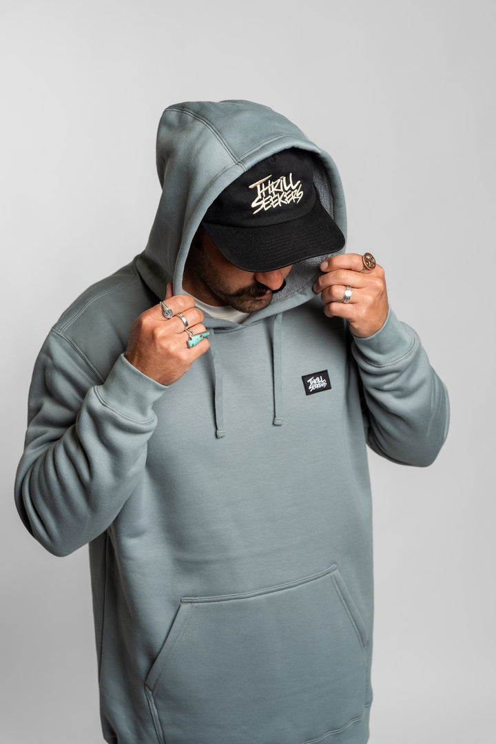 Label Hoodie - Marine