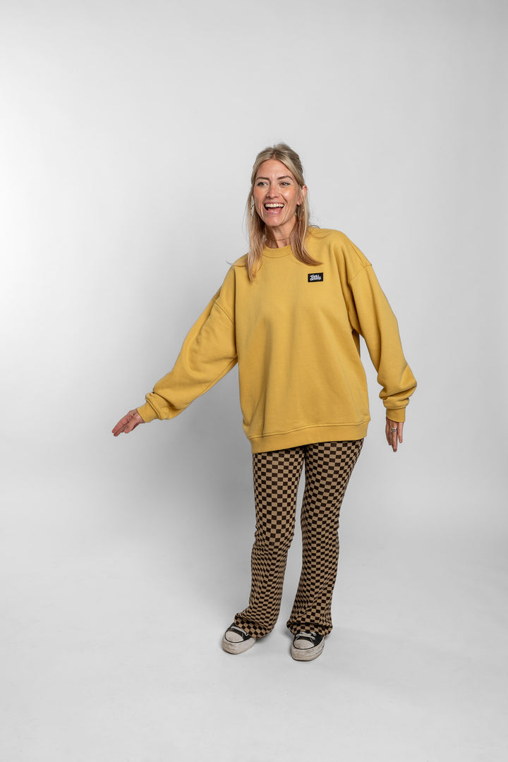 Babes Label Crewneck - Gold