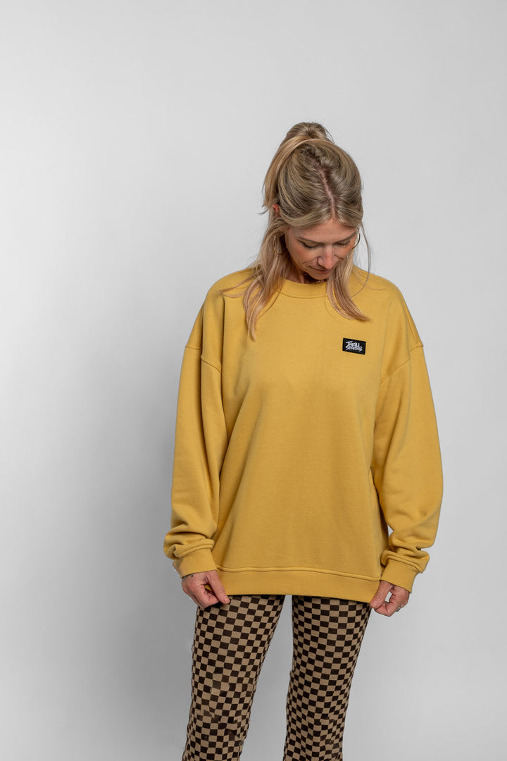 Babes Label Crewneck - Gold