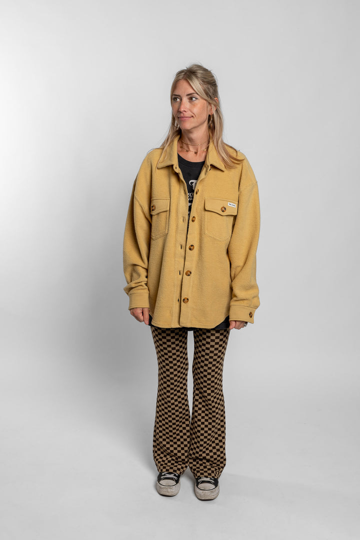 Babes Button Jacket - Golden Yellow