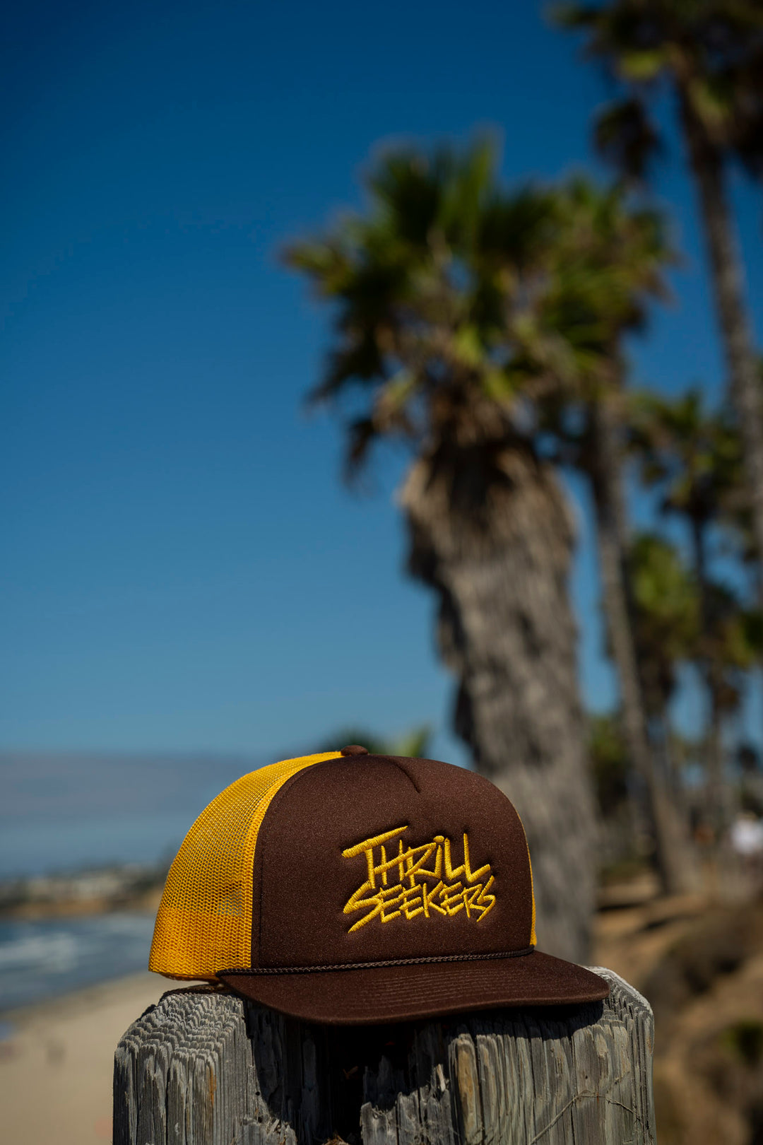 classic foam trucker brownyellow