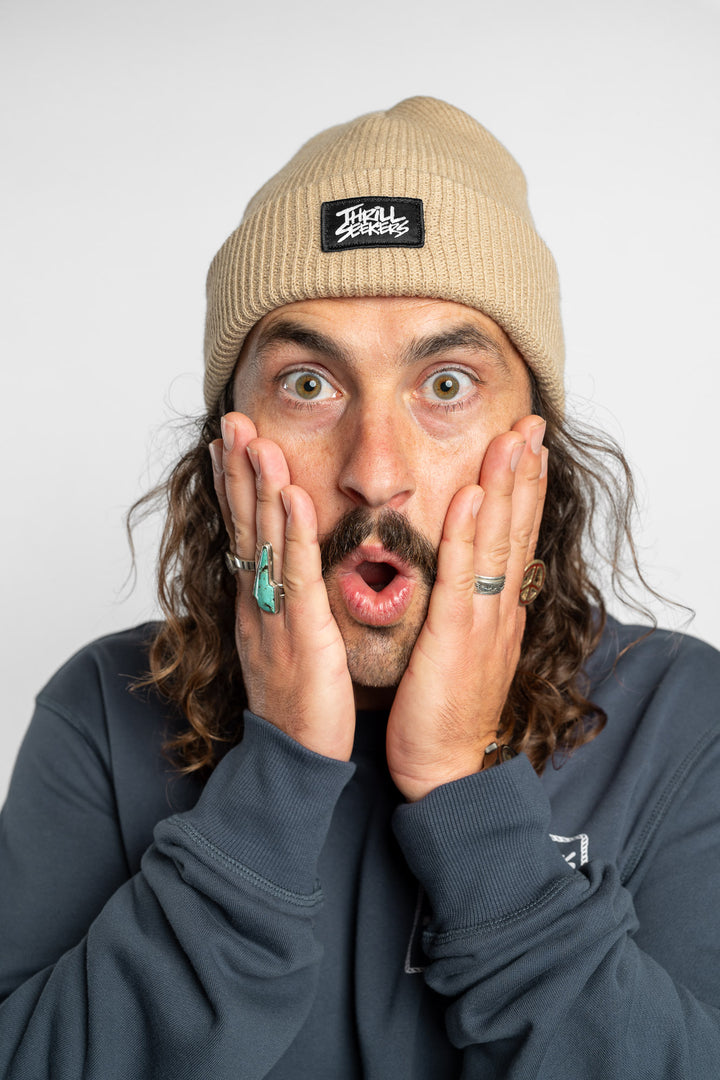 Label Beanie - Khaki