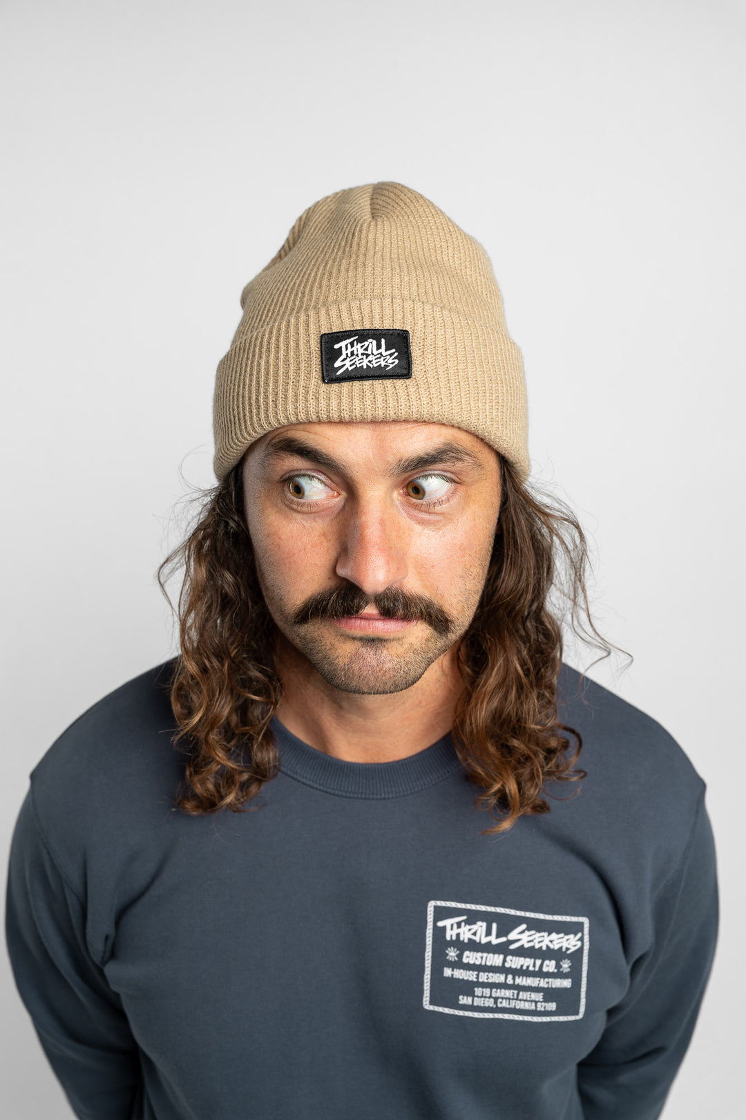 Label Beanie - Khaki