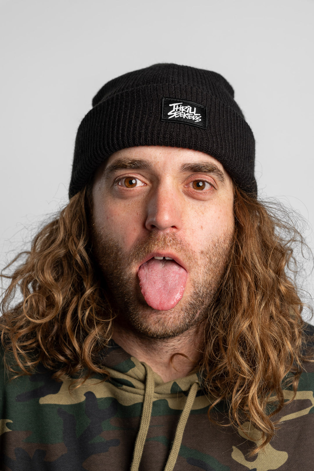 Label Beanie - Black