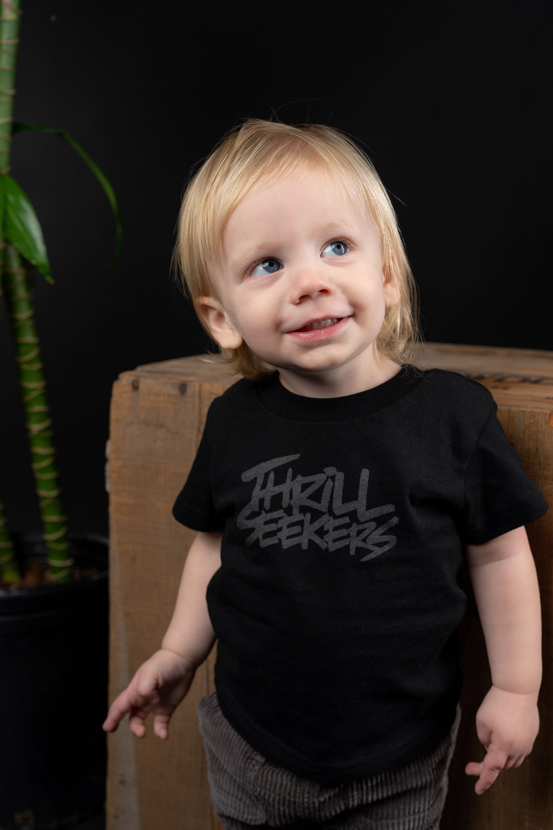 Thrill Seekers Classic Baby Tee Black