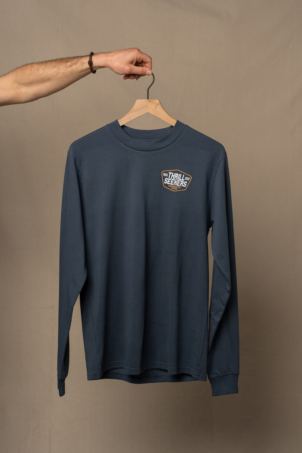 Handcrafted Longsleeve - Dusted Navy