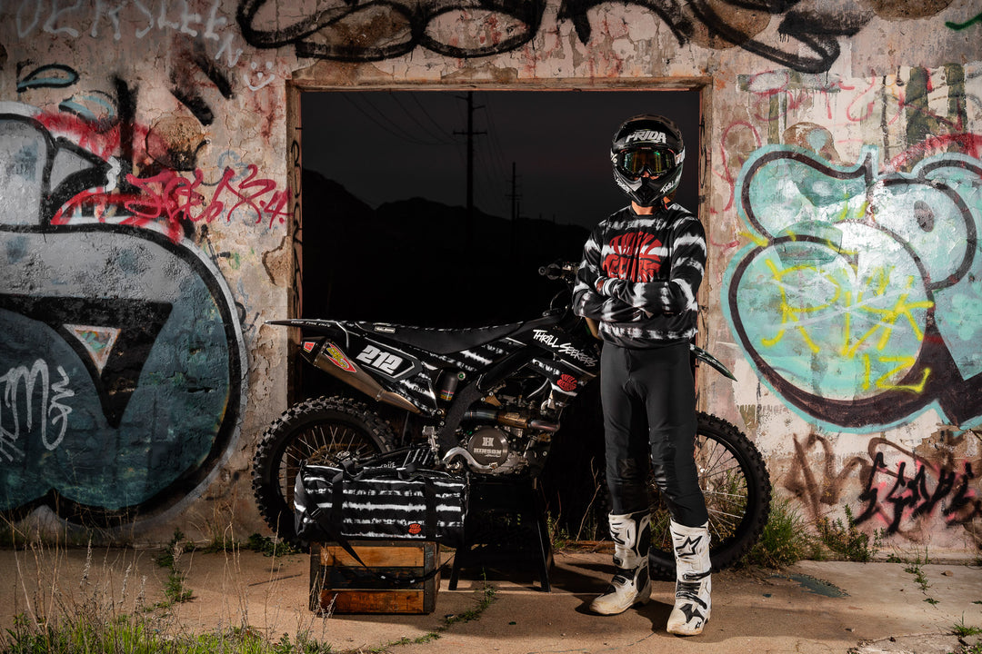 Jet Black Moto Pants